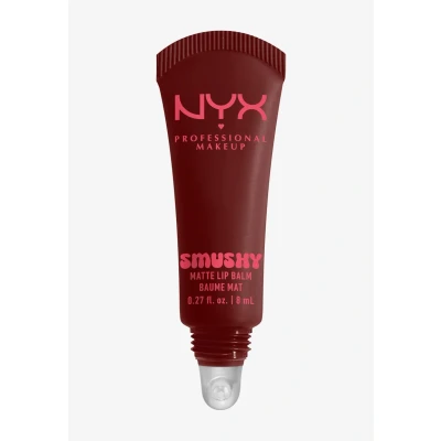 Afbeelding van NYX PROFESSIONAL MAKEUP Baume à lèvres teinté Enrichi de poudre riz mochi et céramide nourrissante Fini mat floutant Smushy Matte Lip Balm Teinte: SMUDGE FUDGE