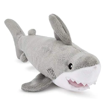Image de Zappi Co Peluche Douce et Câline d&#039;Animal pour Enfants Compagnon Idéal les Nouveau nés (12 15 cm) (Requin)