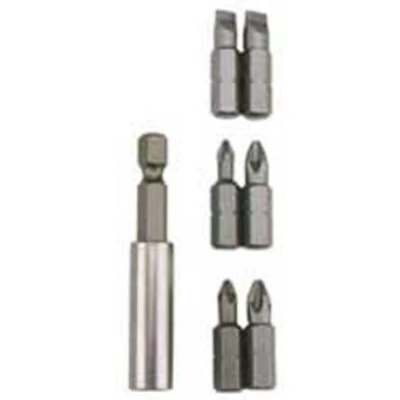 Afbeelding van Wolfcraft 2446000 Bitset 7 delig Plat, Kruiskop Phillips, Pozidriv