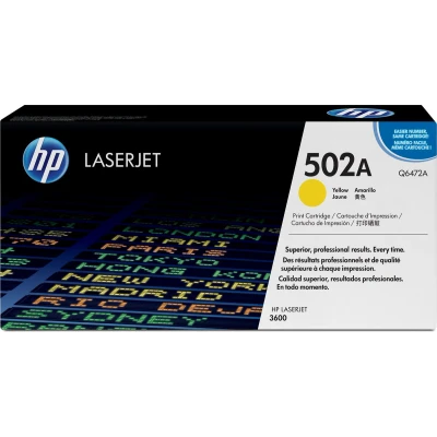 Afbeelding van HP Tonercartridge Q6472A 502A geel