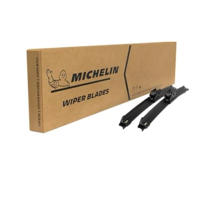 Afbeelding van Michelin Stealth Ultra Ruitenwisserbladen, bezemset, lengte: 600/400 mm, ruitenwisserset voor Peugeot 301, Citroen C Elysee, C3 Picasso, Renault Fluence, Megane CC, Clio III, III