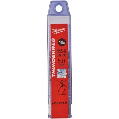 Afbeelding van MILWAUKEE 4932352388 THUNDERWEB HSS G metaalboor 5x86x52mm (10 st.)