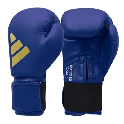 Afbeelding van adidas bokshandschoenen Speed 50 Blauw/goud 12 Unzen