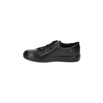 Afbeelding van ECCO Classic leren heren veterschoenen zwart Maat 41 Uitneembare zool