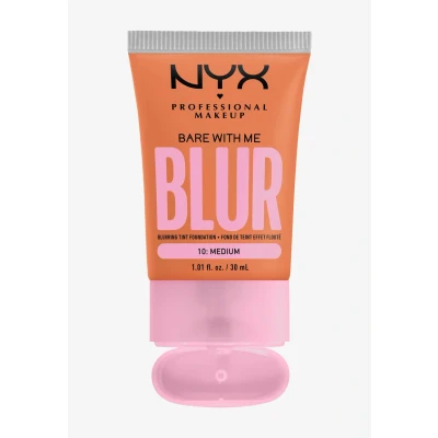 Afbeelding van Nyx Professional Makeup BARE WITH ME BLUR TINT Foundation, Dames, Maat: 30 g, Medium