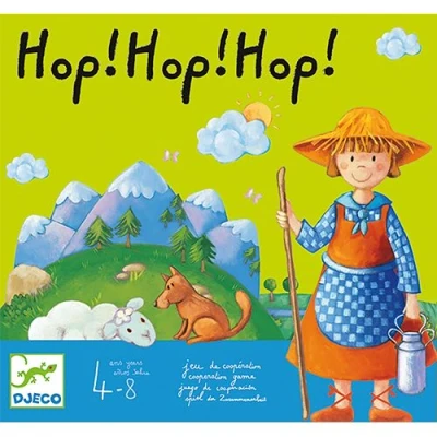 Afbeelding van Djeco bordspel hop!hop!hop!