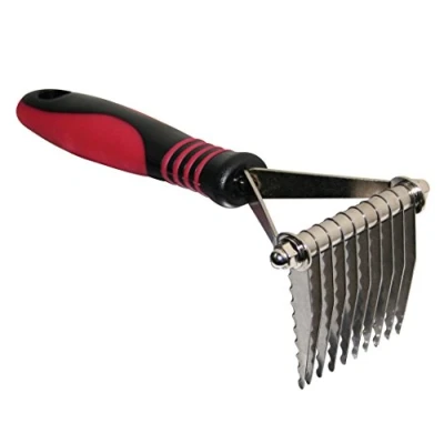 Image de CROCI Ciseau Coupe nœuds pour Chien Vanity Râteau 10 Lames