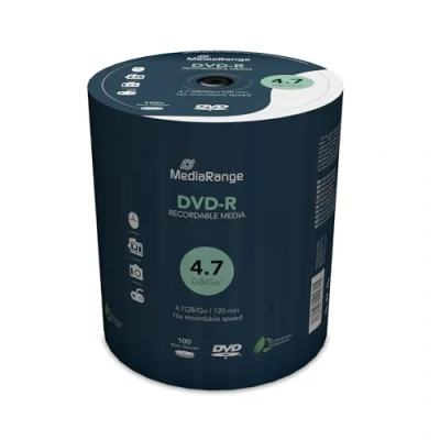 Image de DVD R 16x certifié, 100 pièces en cake box