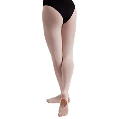 Afbeelding van Balletdanspanty voor dames en meisjes, 60 denier, theaterrose
