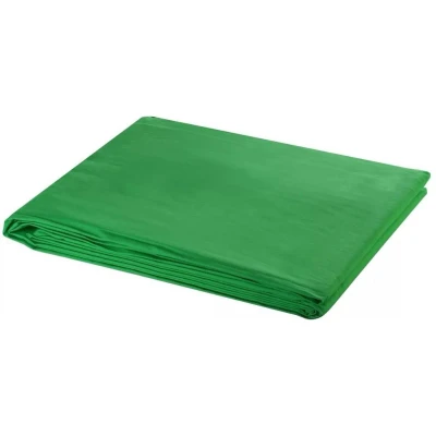 Afbeelding van vidaXL Achtergrond chromakey 600x300 cm katoen groen