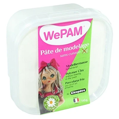 Image de Porcelaine froide à modeler WePam 145 g Blanc