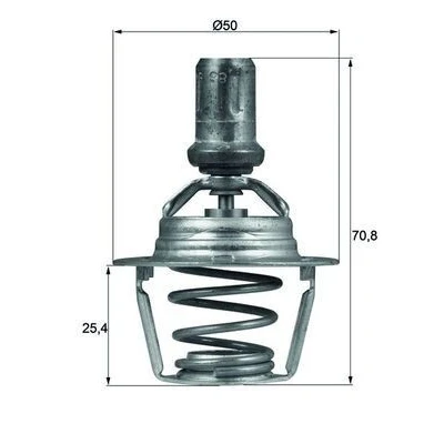 Afbeelding van Mahle Original Thermostaat TX 66 86D
