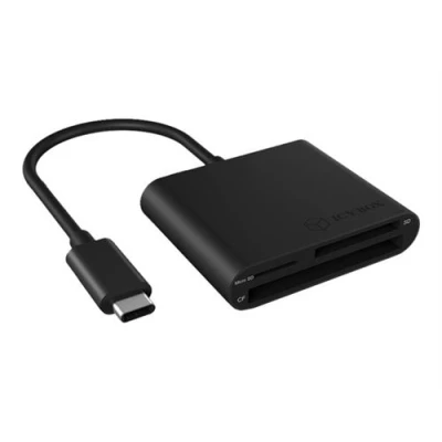 Image de ICY BOX IB CR301 C3 Lecteur de carte (SD CF SDHC microSDHC SDXC microSDXC UHS I I) USB C 3.0