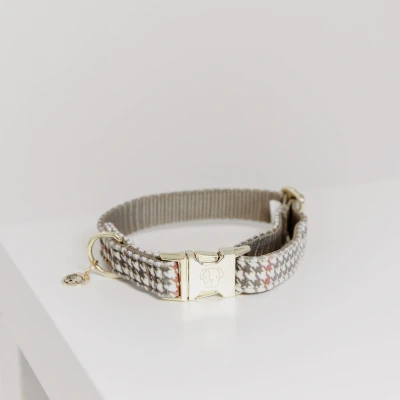 Image de Kentucky Collier Pied de Poule Beige 36 52cm