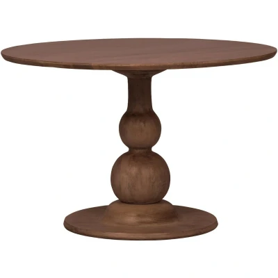 Afbeelding van Eettafel Blanco 120 cm Mango Walnoot