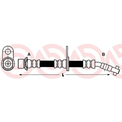 Afbeelding van Brembo Remslang T 83 009