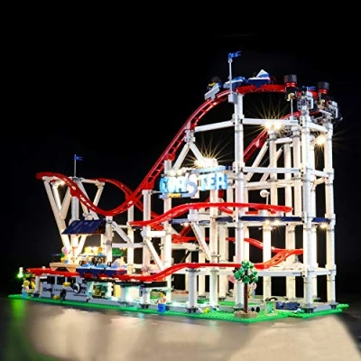Afbeelding van BRIKSMAX Led set voor Lego Roller Coaster, compatibel met 10261 model, bouwmodel is niet inbegrepen
