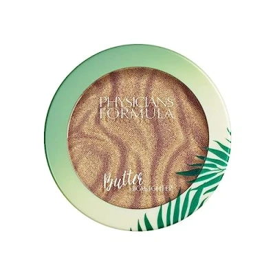 Afbeelding van Physicians Formula Murumuru Butter Highlighter, highlighter van romig poeder, verrijkt met boter en veelkleurige parels voor een stralende glans de godin, champagnekleur
