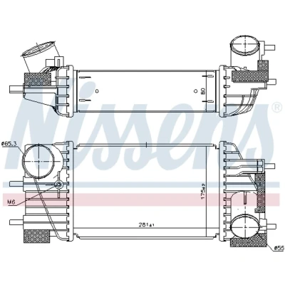 Afbeelding van Nissens Interkoeler 96360