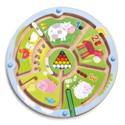 Image de Jeu magnétique Le labyrinthe des chiffres Haba