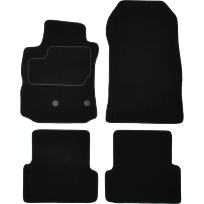Afbeelding van MAMMOOTH A041 RNT380 PRM 01 Vloermatset Textiel voor en achter 4 Zwart RENAULT: Clio 3, Captur,