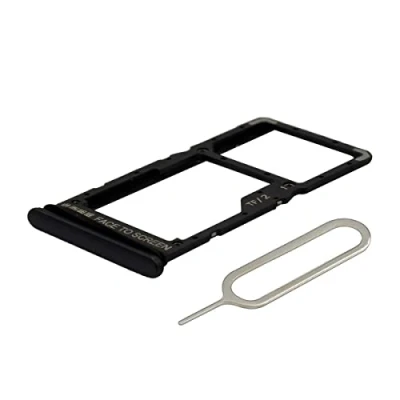 Afbeelding van MMOBIEL Dual Sim Kaart Houder voor Xiaomi Redmi Note 10T 5G 6.5 inch 2021 Zwart