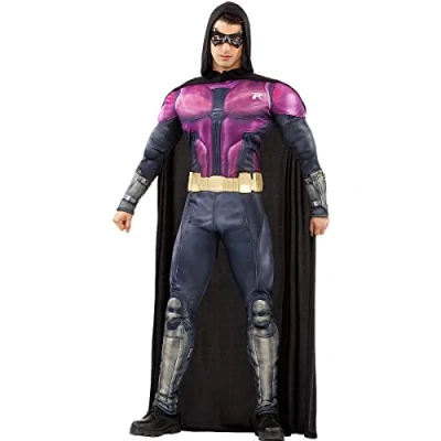 Afbeelding van FUNIDELIA Robin Kostuum Arkham Knight voor mannen Maat: XL Zwart