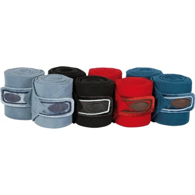 Afbeelding van Harry&#039;s Horse Bandages Velvet 2 st. One Size Rood