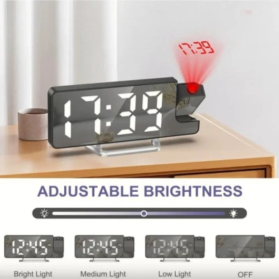 Afbeelding van LED Spiegelwekker DCX 673 Meer dan een Wekker, Stijlvol Accessoire