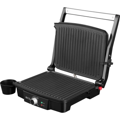 Afbeelding van ECG KG 100, Grillplaat Contactgrill, 2000W,