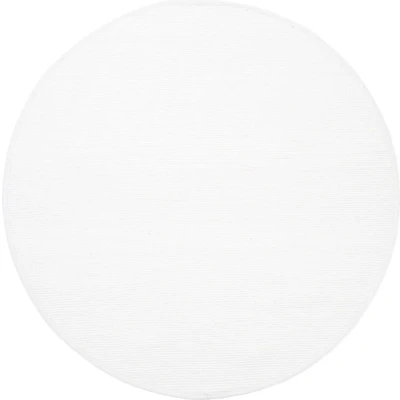 Afbeelding van Veer Carpets Vloerkleed Scott Wit Rond ø200 cm