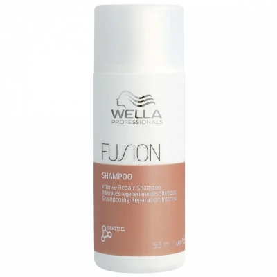 Afbeelding van Wella Fusion Intense Repair Shampoo 50ml Haibu by Kapperskorting.com