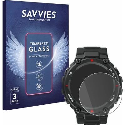 Afbeelding van Savvies Gehard glazen schermbeschermer, Smartwatch beschermfolie, Transparant