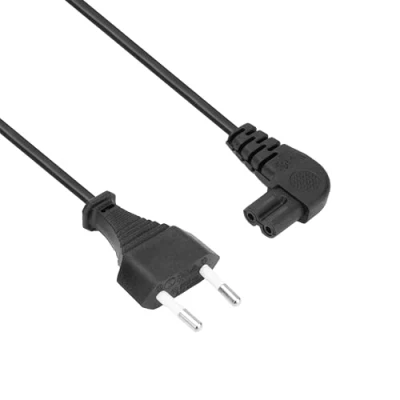 Afbeelding van ACT AK5421 230V Stroomkabel Euro Male/C7 Female (Angled Left/Right) 3 meter