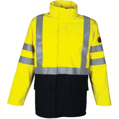 Afbeelding van Havep 40001 Parka Marine/Fluo Geel maat L