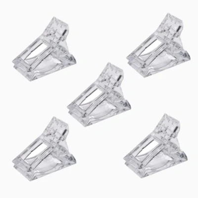 Afbeelding van 5 stuks nagelgereedschapclip, transparante nageltip clips, nail art tool clip, nagelklem
