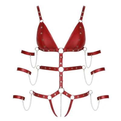 Afbeelding van Bad Kitty Open Bondage Body Harnas Maat Small
