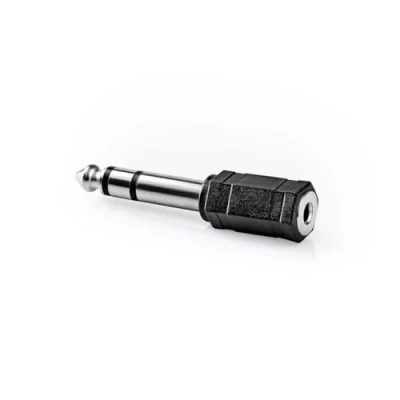 Afbeelding van Adapter met jack 6,35 mm stereo stekker en 3,5 aansluiting