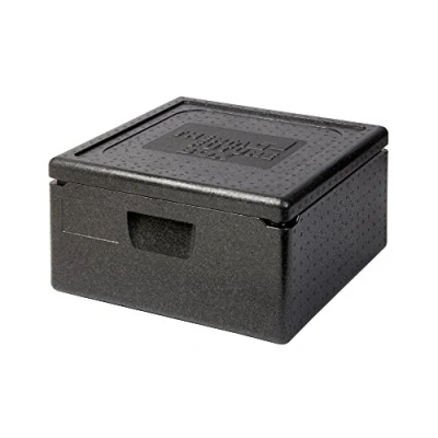 Afbeelding van Thermo Future Box Glacière carrée Thermobx Boîte de transport avec couvercle isotherme en polypropylène expansé Noir 21 l