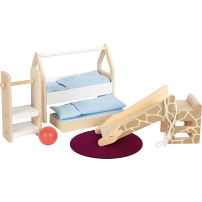Afbeelding van Small Foot Houten Poppenhuis Meubeltjes Kinderkamer
