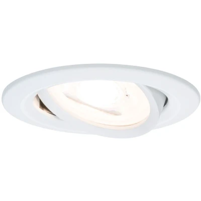 Afbeelding van EBL set Nova rond zwenkbaar LED 3x6,5W 2700K 230V GU10 51mm Wit mat/Alu