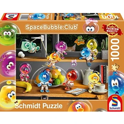 Afbeelding van Schmidt Spiele 59943 Spacebubble Club, om de keuken te veroveren, puzzel van 1000 stukjes