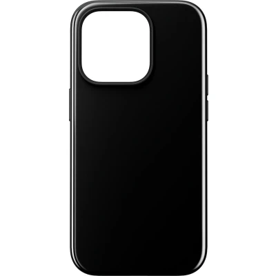 Afbeelding van Nomad Sport Case geschikt voor iPhone 14 Plus met high gloss gekleurde achterzijde MagSafe &amp; draadloos laden Ash Green