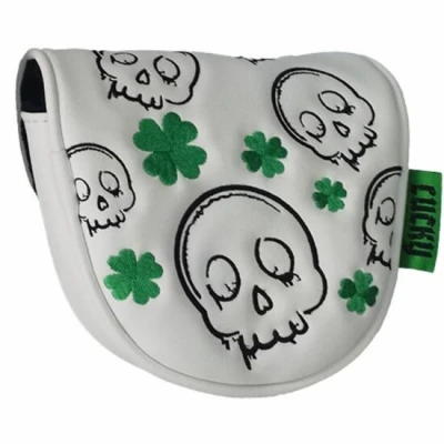 Afbeelding van Legend Putter Mallet Headcover Lucky Wit Groen