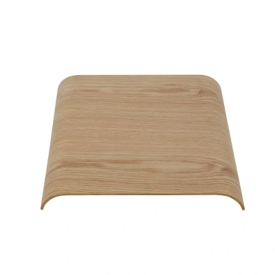 Afbeelding van AYTM Curva dienblad, eikenkleurig, 33 x 32 4 cm, hout