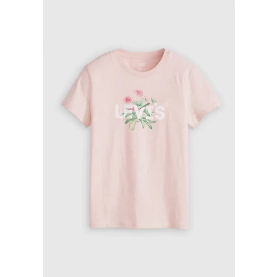 Afbeelding van Levi&#039;s Tshirt print, Dames, Maat: XS, Pink desert