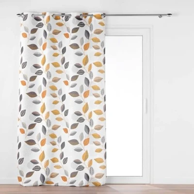Afbeelding van douceur d&#039;intérieur, Gordijn met oogjes (140 x 260 cm), vahine, bedrukt polyester
