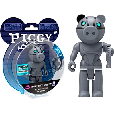 Afbeelding van Piggy Lansay 70178 Figuur, 10 cm Friendly Robbie videospelpersonages
