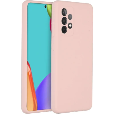 Afbeelding van Accezz Hoesje Geschikt voor Samsung Galaxy A52 (4G) / A52s (5G) Siliconen Liquid Silicone Backcover Roze