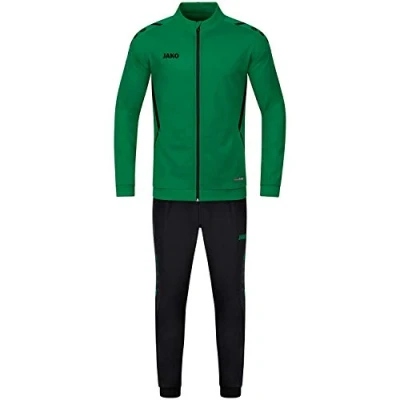Afbeelding van Polyesterpak Challenge Sportgroen/zwart / 140